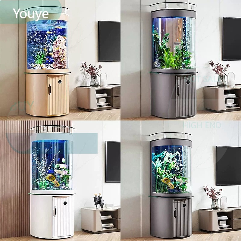 Aquarium Fish Low Maintenance - Akwarium ZL z półokrągłym dnem, szklane,
