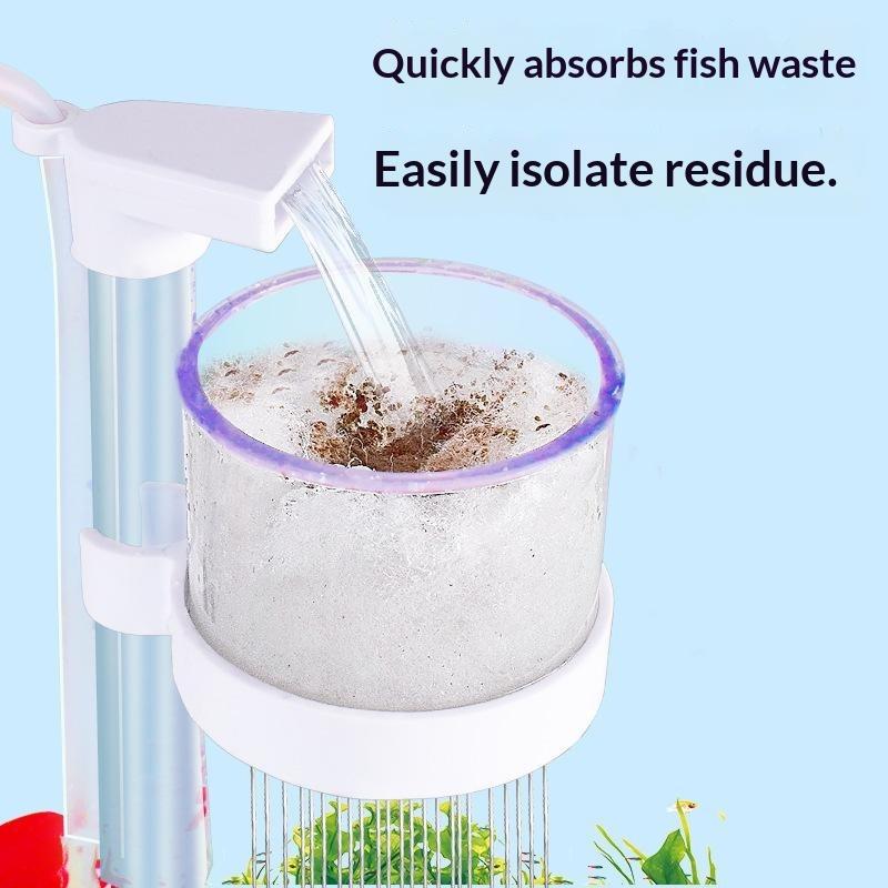 Aquarium Fish Waste Collector - Odkurzacz do odchodów ryb Air-Lift, 1