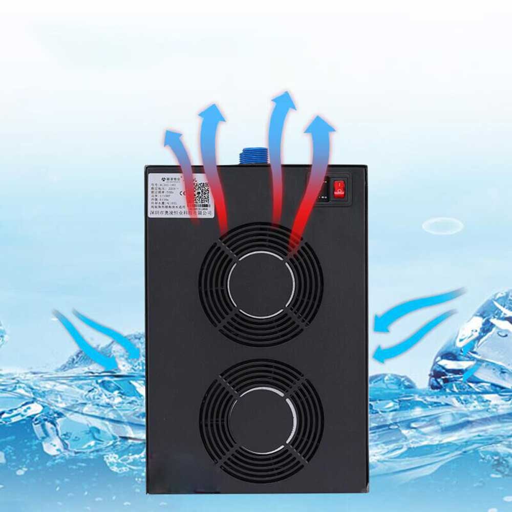 Aquarium Fish Uk - Chłodziarka do akwarium 180W, system chłodzenia