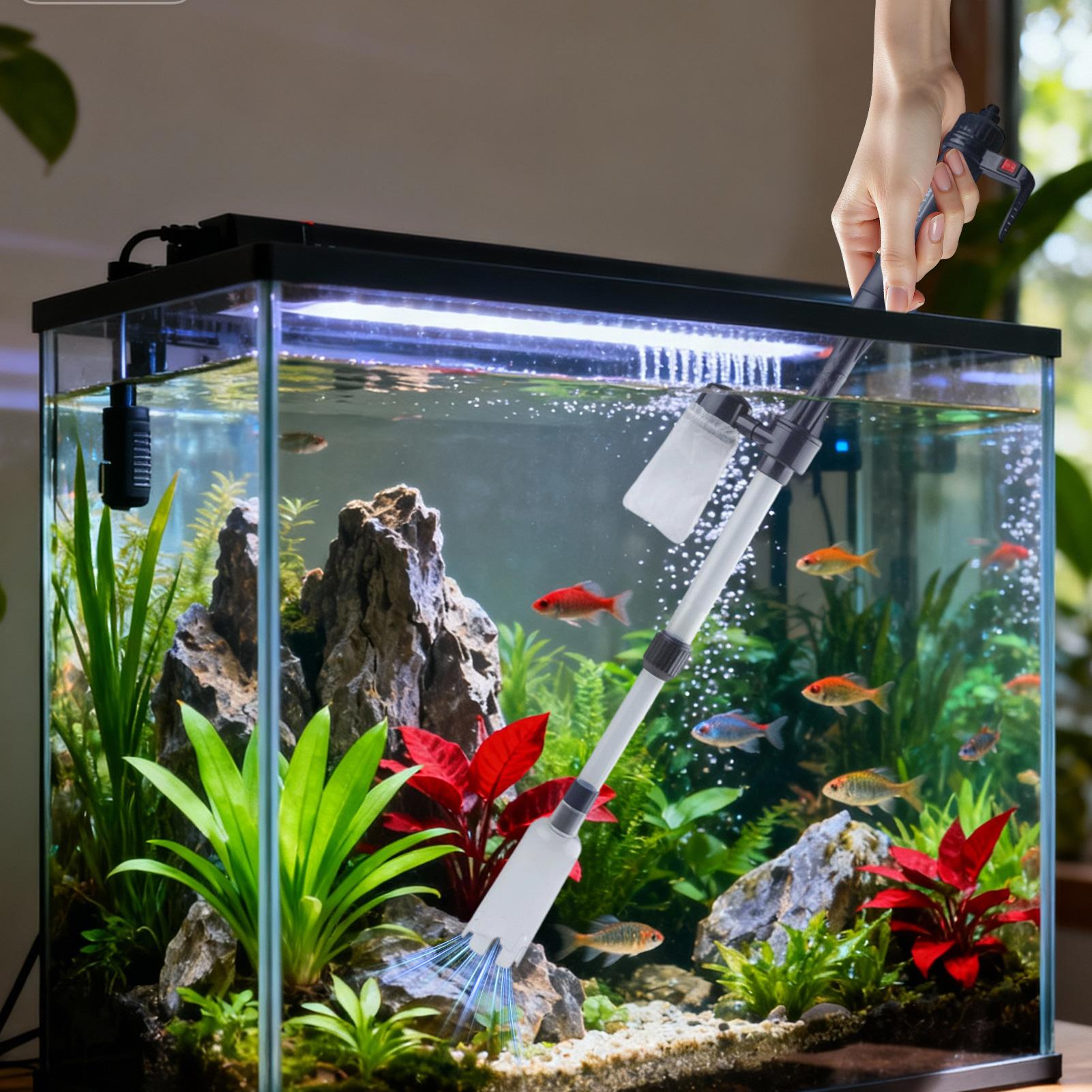 Aquarium Fish Waste Collector - Odkurzacz do akwarium 3 w 1,