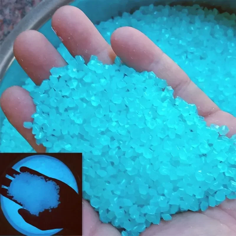 Aquarium Fish Saltwater - 1000szt 3-5mm Świecący piasek świecący w