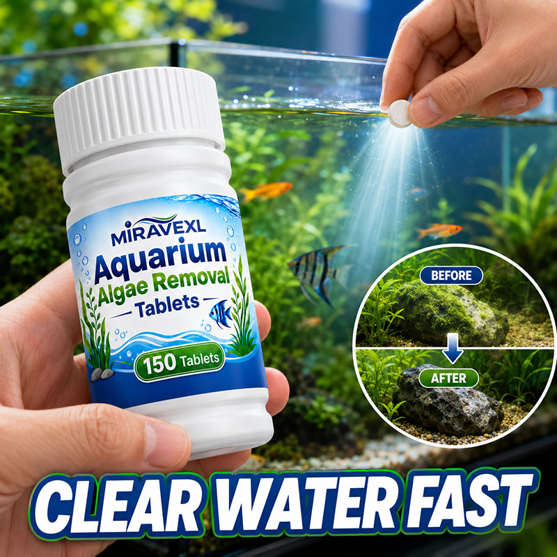 Live Fish Aquarium - MIRAVEXL 150 Tabletki do usuwania alg