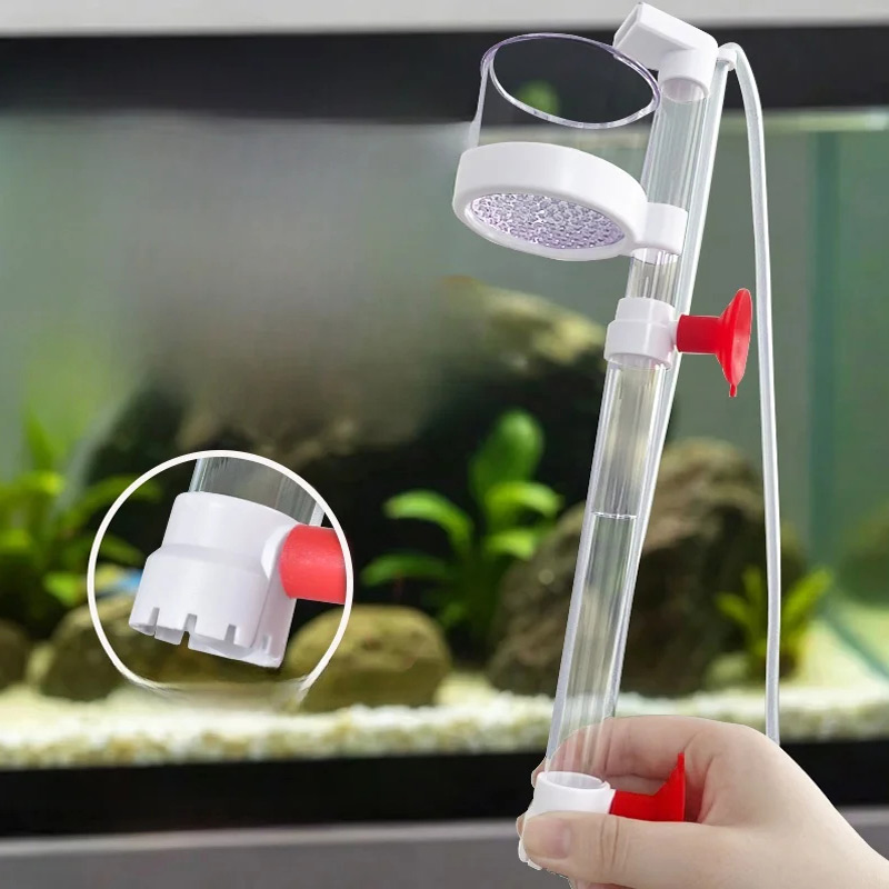 Aquarium Fish Waste Collector - Odkurzacz do żwiru i odpadów rybnych,