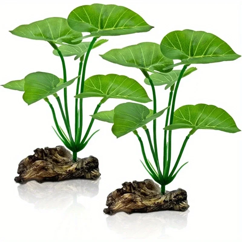 Aquarium Fish Low Maintenance - 1 szt. Realistyczne, sztuczne rośliny do