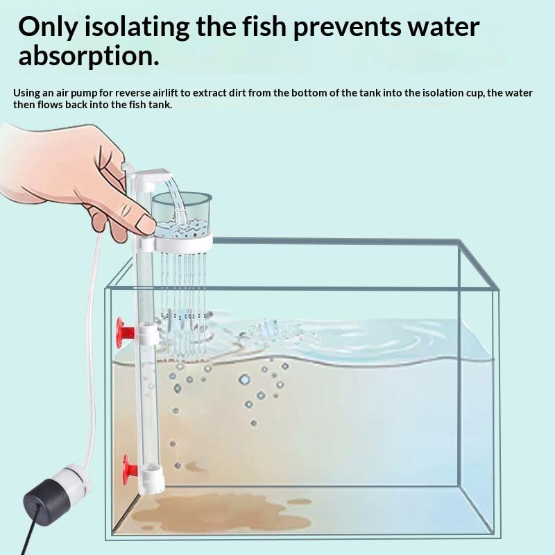 Odkurzacz do odchodów ryb Air- – Aquarium Fish Waste Collector recenzja i cena