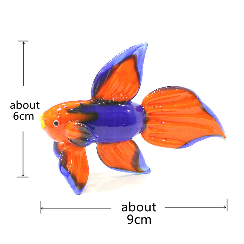 Pomarańczowa szkło Murano trop – Live Fish Aquarium recenzja i cena
