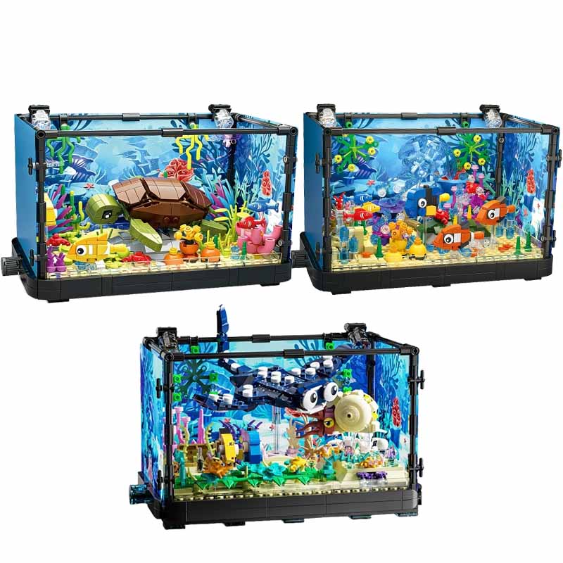 Zestaw klocków do budowy akwar – Aquarium Fish Saltwater recenzja i cena