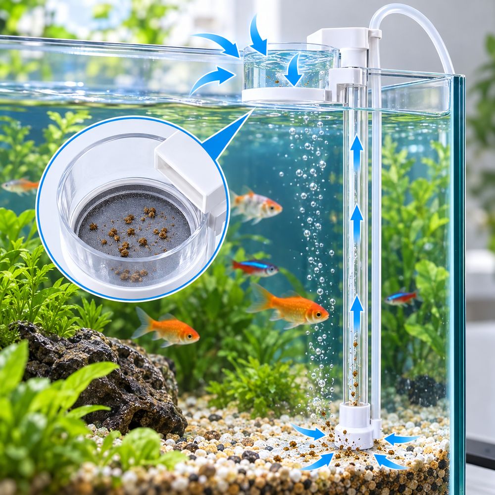 Odłączany zbiornik na odpady r – Aquarium Fish Waste Collector recenzja i cena