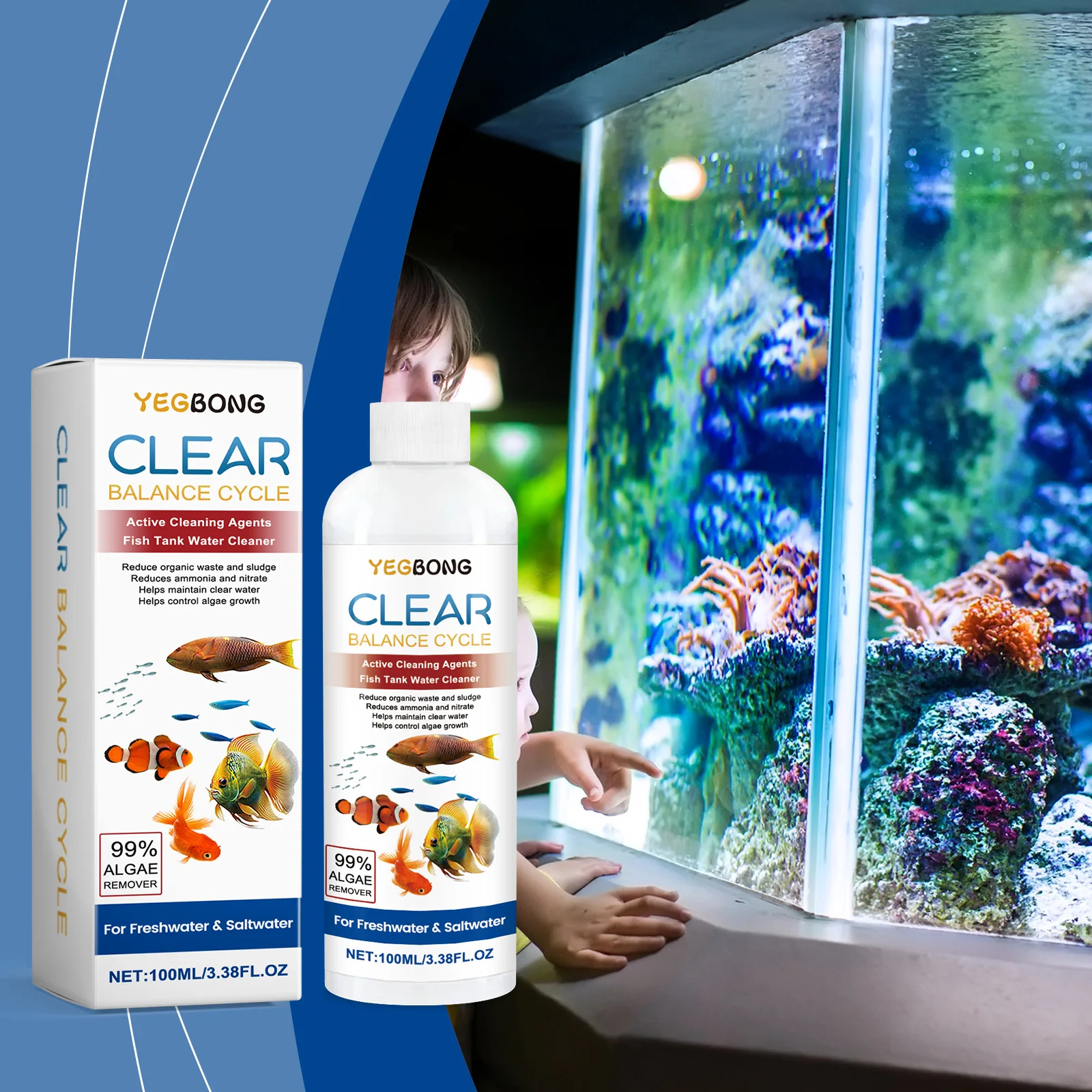 Środek do usuwania glonów w ak – Aquarium Fish Waste Collector recenzja i cena