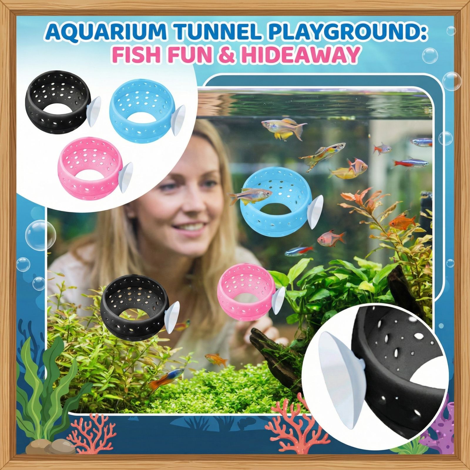 Tunel do ukrycia dla ryb Betta – Aquarium Fish Cave recenzja i cena